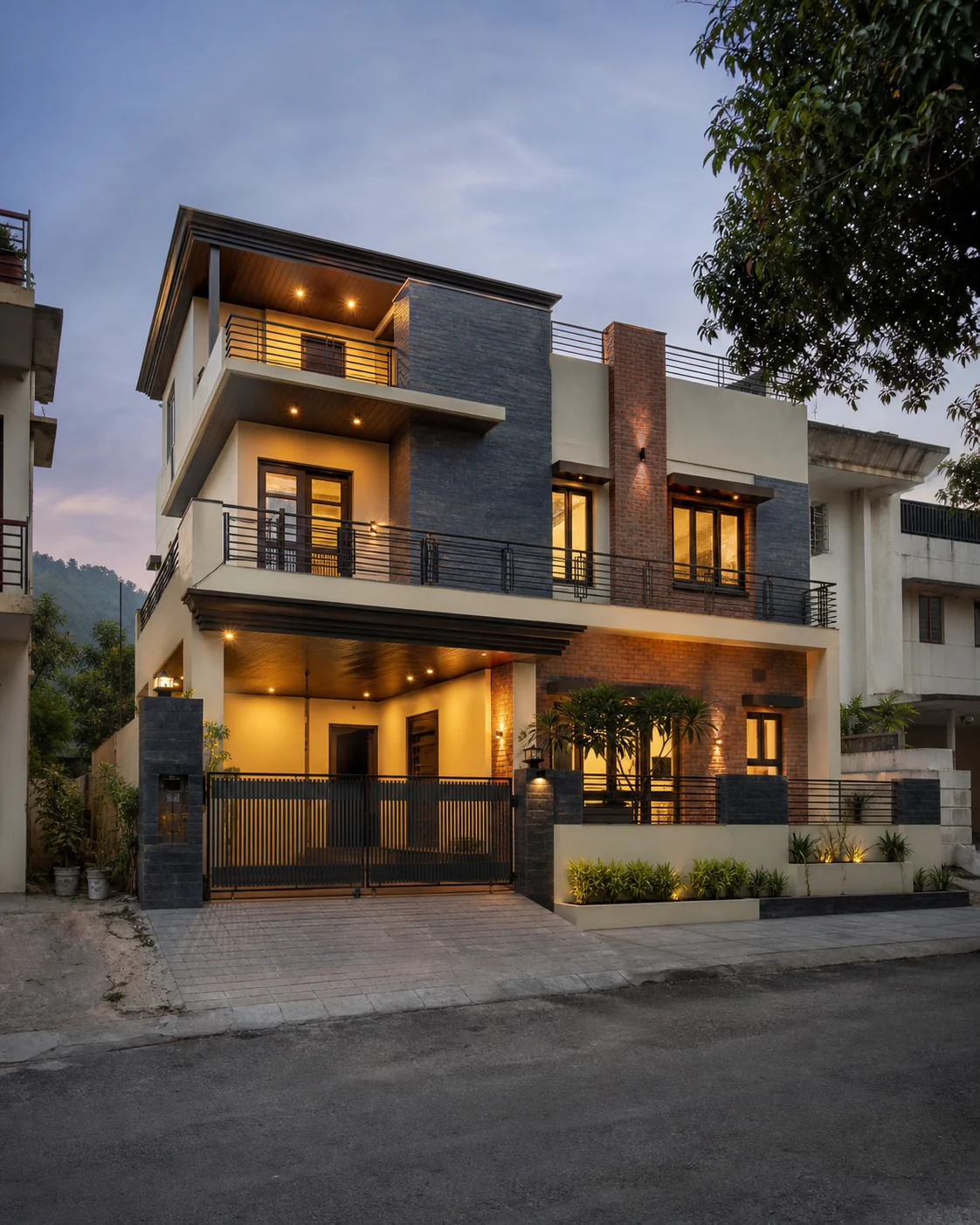 AI concept visual of the Hanuman Chowk residence in Dehradun